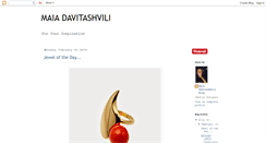 Desktop Screenshot of maiadavitashvili.blogspot.com