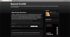 Desktop Screenshot of beyondcivil3d.blogspot.com