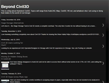 Tablet Screenshot of beyondcivil3d.blogspot.com