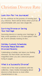 Mobile Screenshot of christiandivorcerate.blogspot.com