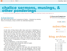 Tablet Screenshot of chalicechristian.blogspot.com