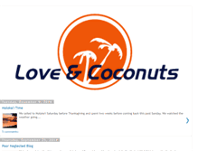 Tablet Screenshot of loveandcoconuts.blogspot.com