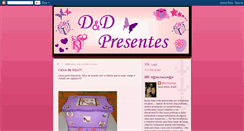 Desktop Screenshot of dedpresentes.blogspot.com