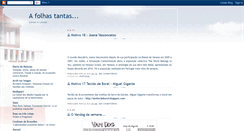 Desktop Screenshot of afolhastantas.blogspot.com