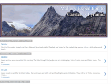 Tablet Screenshot of malloryexpedition.blogspot.com