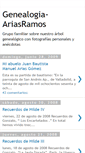 Mobile Screenshot of genealogia-ariasramos.blogspot.com