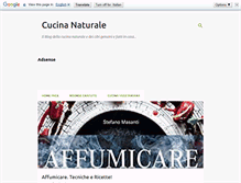 Tablet Screenshot of cucinanaturale.blogspot.com