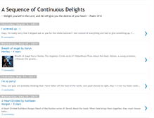 Tablet Screenshot of continuousdelights.blogspot.com