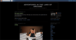 Desktop Screenshot of landofawesome.blogspot.com
