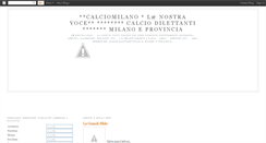 Desktop Screenshot of calciomilano.blogspot.com