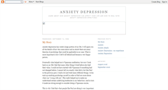 Desktop Screenshot of anxiety---depression.blogspot.com