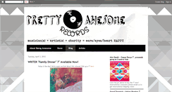 Desktop Screenshot of prettyawesomerecords.blogspot.com