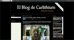 Desktop Screenshot of carlithium.blogspot.com