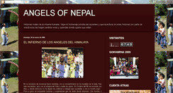 Desktop Screenshot of angelsofnepal.blogspot.com