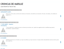 Tablet Screenshot of cronicasdemariluz.blogspot.com