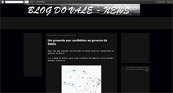 Desktop Screenshot of blogdovalenews.blogspot.com
