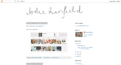 Desktop Screenshot of jodieharfield.blogspot.com