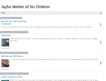 Tablet Screenshot of joyfulmotherofsixchildren.blogspot.com