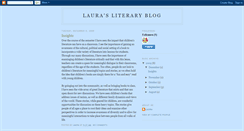 Desktop Screenshot of laurasliterary.blogspot.com