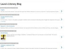 Tablet Screenshot of laurasliterary.blogspot.com