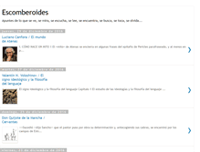 Tablet Screenshot of escomberoides.blogspot.com