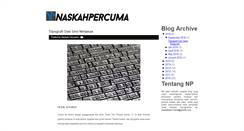 Desktop Screenshot of naskahpercuma.blogspot.com