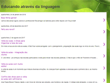 Tablet Screenshot of educandoatravesdalinguagem.blogspot.com