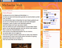 Tablet Screenshot of michaelas-welt.blogspot.com