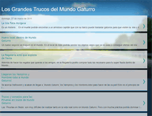 Tablet Screenshot of losgrandestrucosdegaturro.blogspot.com