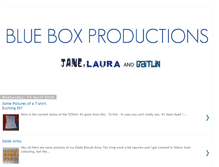 Tablet Screenshot of blueboxproductions.blogspot.com