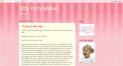 Desktop Screenshot of ittybittyabbie.blogspot.com