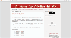 Desktop Screenshot of bandodeloscaballosdelvino.blogspot.com
