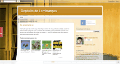 Desktop Screenshot of depositodelembrancas.blogspot.com