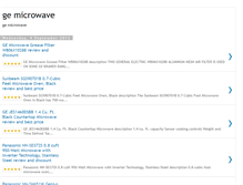 Tablet Screenshot of ge-microwave.blogspot.com