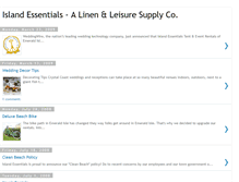 Tablet Screenshot of islandessentials.blogspot.com