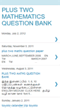 Mobile Screenshot of mathsquestionbank.blogspot.com