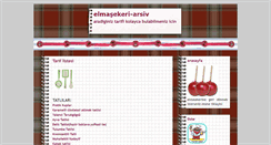 Desktop Screenshot of elmasekeri-arsiv.blogspot.com