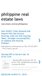 Mobile Screenshot of philippinerealestatelaws.blogspot.com