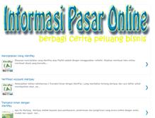 Tablet Screenshot of infopasaronline.blogspot.com