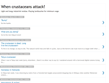 Tablet Screenshot of crustaceans.blogspot.com