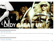 Tablet Screenshot of ladygaga-uy.blogspot.com