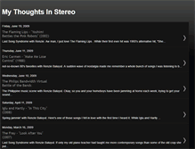 Tablet Screenshot of mythoughtsinstereo.blogspot.com