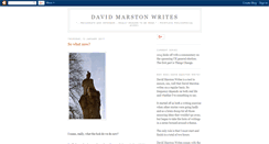 Desktop Screenshot of davidmarstonwrites.blogspot.com