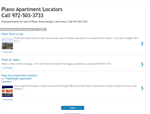 Tablet Screenshot of apartmentslocatorplano.blogspot.com