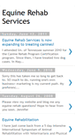 Mobile Screenshot of equinerehabservices.blogspot.com