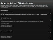 Tablet Screenshot of gilles-fortier.blogspot.com