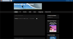 Desktop Screenshot of generating-income.blogspot.com
