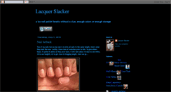 Desktop Screenshot of lacquerslacker.blogspot.com