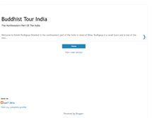 Tablet Screenshot of buddhisttoursindia.blogspot.com