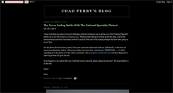 Desktop Screenshot of chadperrysblog.blogspot.com